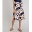 Saia-Feminina-Estampada-de-Folhagem-com-Amarracao-Azul-Marinho-9298239-Azul_Marinho_1