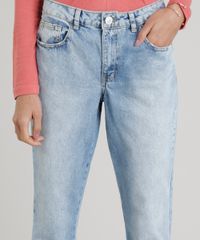 Calca-Jeans-Feminina-Reta-com-Barra-Virada-Azul-Claro-9269735-Azul_Claro_4