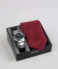 Kit-de-Relogio-Analogico-Seculus-Masculino---Gravata---28924G0SVNA1K1-Prateado-9282216-Prateado_1
