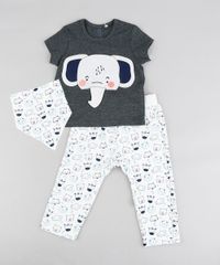 Conjunto-Infantil-de-Camiseta-Estampa-Interativa-Elefante-Manga-Curta-Cinza-Mescla-Escuro---Calca-Estampada-de-Bichos---Babador-Off-White-9118889-Off_White_1 Conjunto-Infantil-de-Camiseta-Estampa-Interativa-Elefante-Manga-Curta-Cinza-Mescla-Escuro---Calca-Estampada-de-Bichos---Babador-Off-White-9118889-Off_White_1