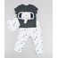 Conjunto-Infantil-de-Camiseta-Estampa-Interativa-Elefante-Manga-Curta-Cinza-Mescla-Escuro---Calca-Estampada-de-Bichos---Babador-Off-White-9118889-Off_White_1