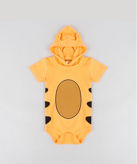 Body-Infantil-Tigrao-com-Capuz-Manga-Curta-Gola-Careca-Laranja-9120552-Laranja_1
