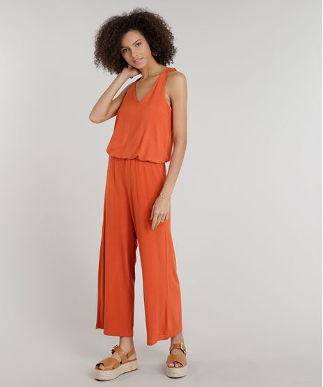 Macacao-Feminino-Pantacourt-Decote-V-Laranja-9289609-Laranja_1