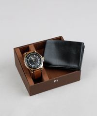 Kit-de-Relogio-Analogico-Mondaine-Masculino---Carteira---83401GPMVDH2K-Dourado-9339853-Dourado_1