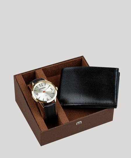 Kit-de-Relogio-Analogico-Mondaine-Masculino---Carteira---83408GPMVDH2K-Dourado-9339850-Dourado_1