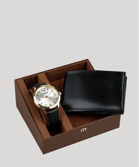 Kit-de-Relogio-Analogico-Mondaine-Masculino---Carteira---83408GPMVDH2K-Dourado-9339850-Dourado_1