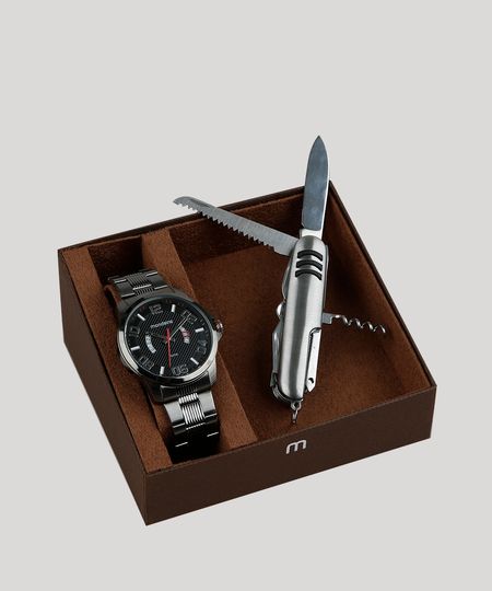Kit-de-Relogio-Analogico-Mondaine-Masculino---Canivete---78756G0MVNS2K-Grafite-9339943-Grafite_1 Kit-de-Relogio-Analogico-Mondaine-Masculino---Canivete---78756G0MVNS2K-Grafite-9339943-Grafite_1