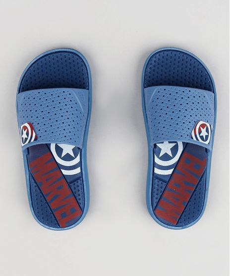 Chinelo-Slide-Infantil-Grendene-Capitao-America-Marvel-Azul-9292915-Azul_1