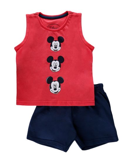 Camiseta---Bermuda-Mickey-Mouse-Menino-Vermelho-8152090-Vermelho_1