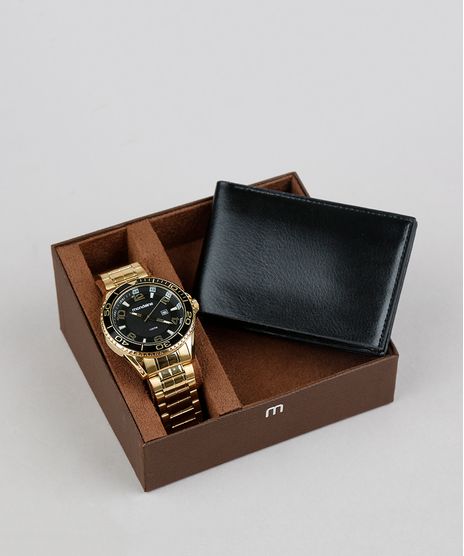 Kit-de-Relogio-Analogico-Mondaine-Masculino---Carteira---78756GPMVPS1K-Dourado-9339898-Dourado_1