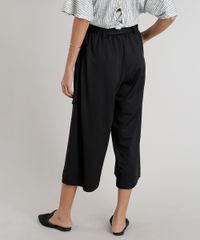 Calca-Pantacourt-Feminina-com-Faixa-para-Amarrar-Preta-9287108-Preto_2