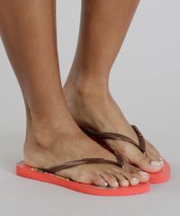 Chinelo-Havaianas-Feminino-Slim-com-Estampa-Floral-Coral-9294540-Coral_2
