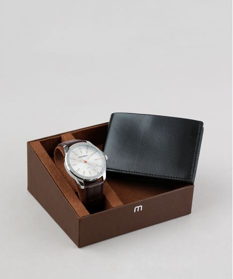 Kit-de-Relogio-Analogico-Mondaine-Masculino---Carteira---83402G0MVNH1KA-Prateado-9339886-Prateado_1