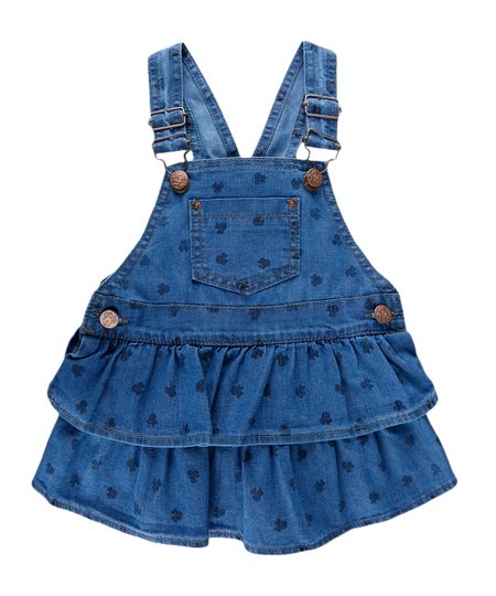 Vestido-Jeans-Minnie-Menina-Azul-Medio-8145614-Azul_Medio_1