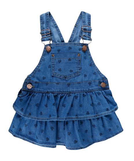 Vestido-Jeans-Minnie-Menina-Azul-Medio-8145614-Azul_Medio_1