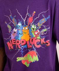 camiseta-de-algodao-oversized-manga-curta-gola-careca-estampada-space-jam-roxa-1009472-Roxo_2