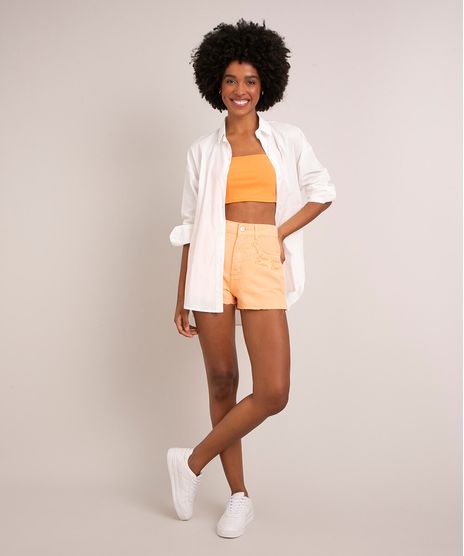 short-de-sarja-com-bordado-cintura-super-alta-laranja-1013645-Laranja_1