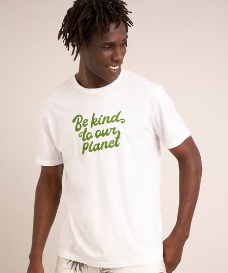 camiseta-de-algodao-manga-curta-gola-careca--be-kind-to-our-planet--branca-9999646-Branco_1 camiseta-de-algodao-manga-curta-gola-careca--be-kind-to-our-planet--branca-9999646-Branco_1