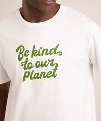 camiseta-de-algodao-manga-curta-gola-careca--be-kind-to-our-planet--branca-9999646-Branco_2