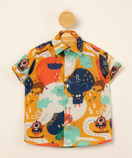 camisa-infantil-de-viscose-estampada-monstros-manga-curta-multicor-1015161-Multicor_1 camisa-infantil-de-viscose-estampada-monstros-manga-curta-multicor-1015161-Multicor_1