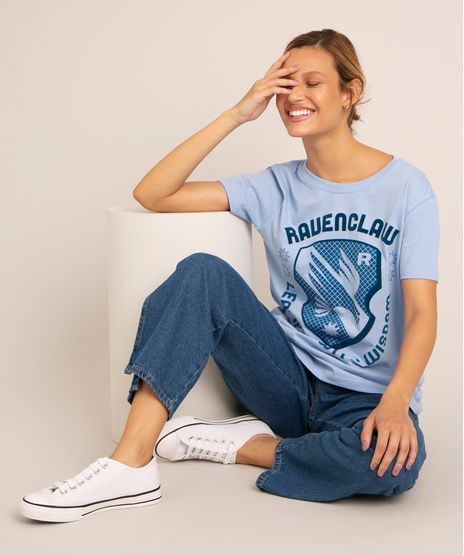camiseta-de-algodao-ravenclaw-harry-potter-manga-curta-decote-redondo-azul-claro-1012704-Azul_Claro_1