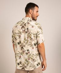 camisa-comfort-de-viscose-estampado-folhagens-manga-curta-bege-1004933-Bege_2