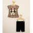 conjunto-infantil-minnie-e-mickey-de-blusa-animal-print-manga-curta---short--bege-1009924-Bege_1