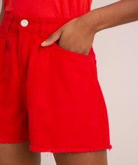 short-evase-cintura-super-alta-sarja-com-bolso-e-barra-a-fio-vermelho-1014149-Vermelho_4