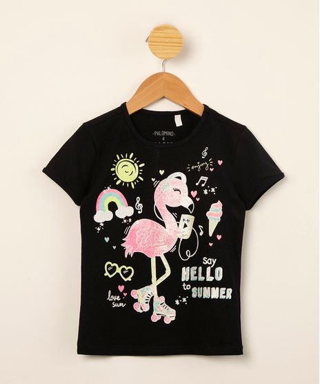 blusa-infantil-de-algodao-flamingo-com-glitter-manga-curta-azul-marinho-1010657-Azul_Marinho_1