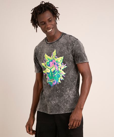 camiseta-de-algodao-manga-curta-gola-careca-estampada-rick-and-morty-chumbo-1009470-Chumbo_1 camiseta-de-algodao-manga-curta-gola-careca-estampada-rick-and-morty-chumbo-1009470-Chumbo_1