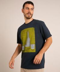 camiseta-de-algodao--tarde-ensolarada-pede-uma-breja-gelada--manga-curta-gola-careca-azul-marinho-1011517-Azul_Marinho_1