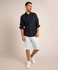 camisa-tradicional-de-sarja-com-bolsos-manga-longa-azul--marinho-1011163-Azul__marinho_3