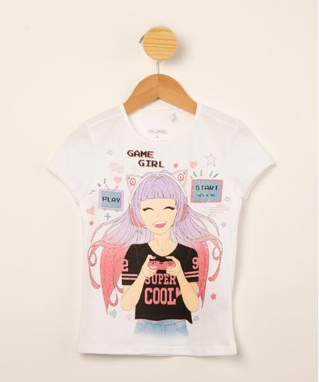 blusa-infantil-de-algodao-menina-gamer-com-glitter-manga-curta-off-white-1010658-Off_White_1