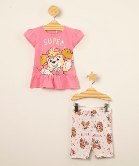 conjunto-infantil-patrulha-canina-de-blusa-manga-curta---bermuda-estampada-pink-1009927-Pink_1