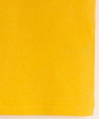Regata-Infantil-Basica-de-Algodao-com-Bolso-Amarela-1006546-Amarelo_4