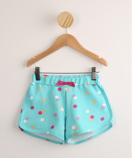 Short-Infantil-Basico-de-Moletom-Running-com-Laco-Estampado-Poa-Azul-9995973-Azul_1