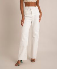 Calca-Wide-Reta-de-Sarja-Cintura-Super-Alta-Cos-Assimetrico-Off-White-1006919-Off_White_2
