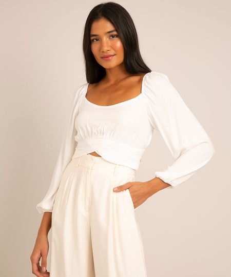 Blusa-Cropped-de-Viscose-com-Transpasse-e-Laco-Manga-Bufante-Decote-Redondo-Off-White-9986120-Off_White_1