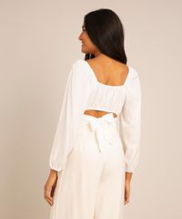 Blusa-Cropped-de-Viscose-com-Transpasse-e-Laco-Manga-Bufante-Decote-Redondo-Off-White-9986120-Off_White_2