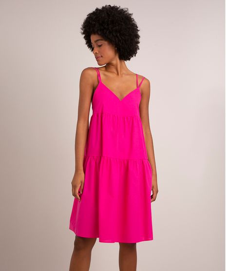 Vestido-de-Algodao-com-Recortes-Curto-Alca-Cruzada-Pink-9985566-Pink_1