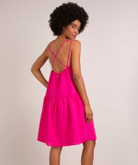 Vestido-de-Algodao-com-Recortes-Curto-Alca-Cruzada-Pink-9985566-Pink_2