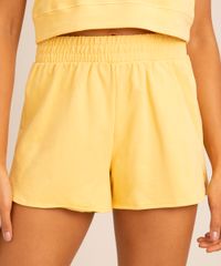 short-running-basico-cintura-super-alta-de-moletom--amarelo-claro-1011336-Amarelo_Claro_2