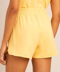 short-running-basico-cintura-super-alta-de-moletom--amarelo-claro-1011336-Amarelo_Claro_3