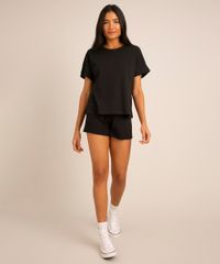 conjunto-basico-de-camiseta-muscle-tee-manga-curta-decote-redondo---short-preto-1008089-Preto_1