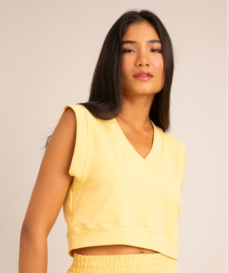 colete-cropped-basico-de-moletom-decote-v--amarelo-claro-1011335-Amarelo_Claro_1