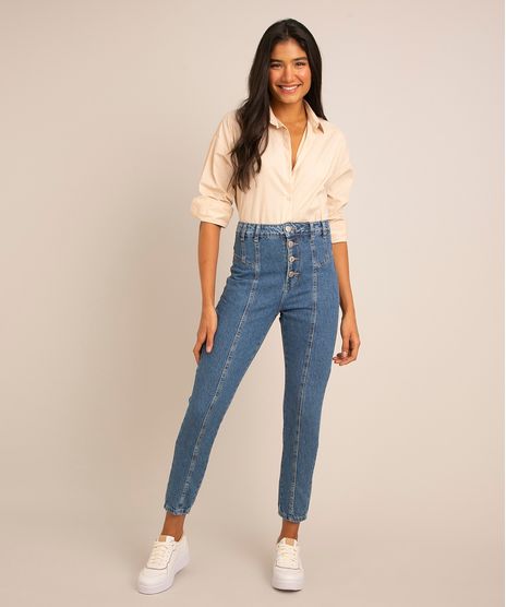 calca-mom-jeans-com-recorte-cintura-super-alta-sawary-azul-medio-1013258-Azul_Medio_1