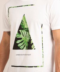 camiseta-de-algodao-manga-curta-gola-careca-estampa-geometrica-de-folhagens-branco-1008270-Branco_4