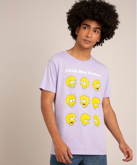 camiseta-de-algodao-manga-curta-gola-careca-estampada-os-simpsons-lilas-1003341-Lilas_1