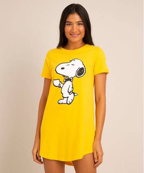 camisola-manga-curta-snoopy-amarela-1005902-Amarelo_1