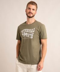 camiseta-de-algodao-manga-curta-gola-careca--eternal-growth--verde-militar-1012091-Verde_Militar_1